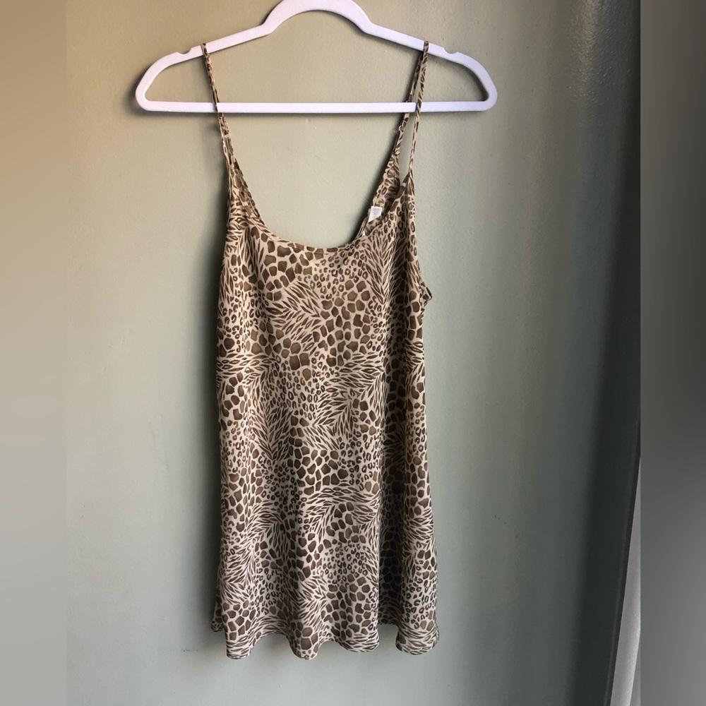 Victoria secret Women's Animal Print Slip Dress Size: M